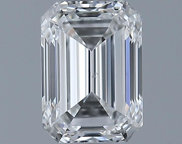 0.71ct Emerald F VS2 Natural Diamond