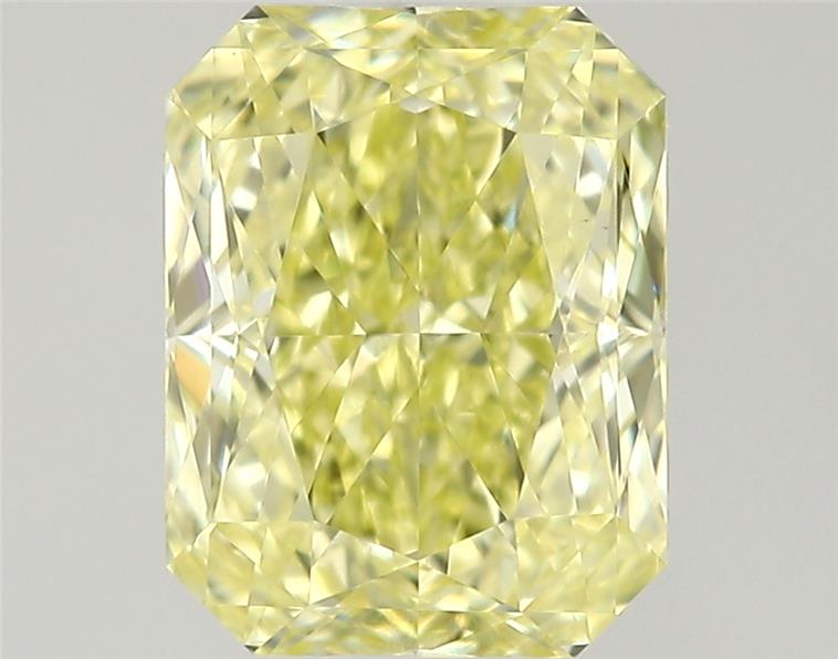 0.5ct Fancy Natural-even Yellow Radiant Natural Diamond