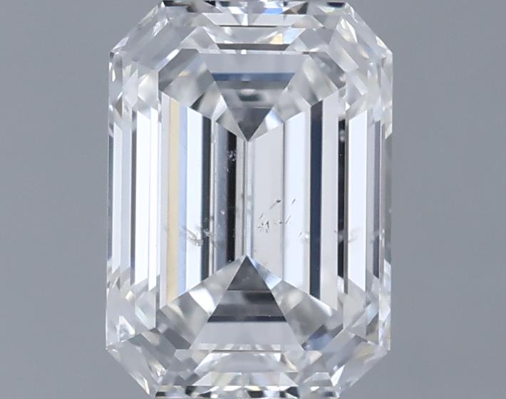0.71ct Emerald F SI2 Natural Diamond