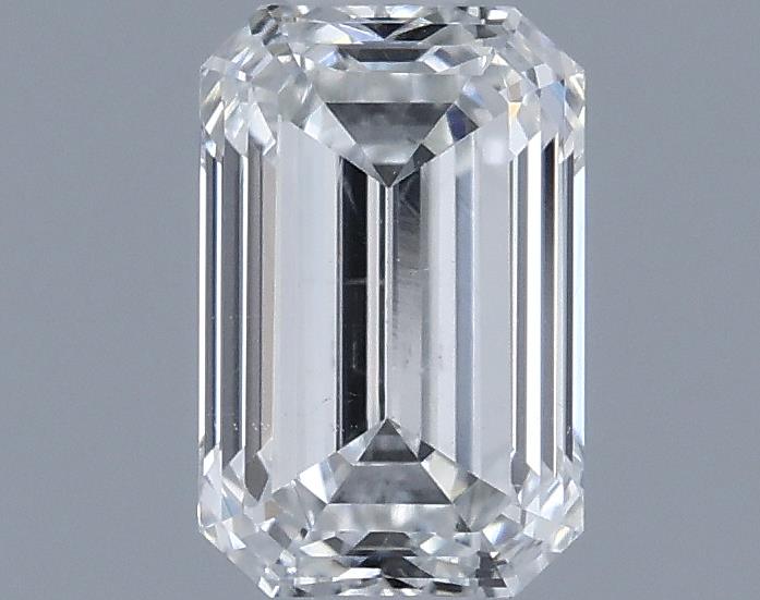 0.7ct Emerald F SI2 Natural Diamond