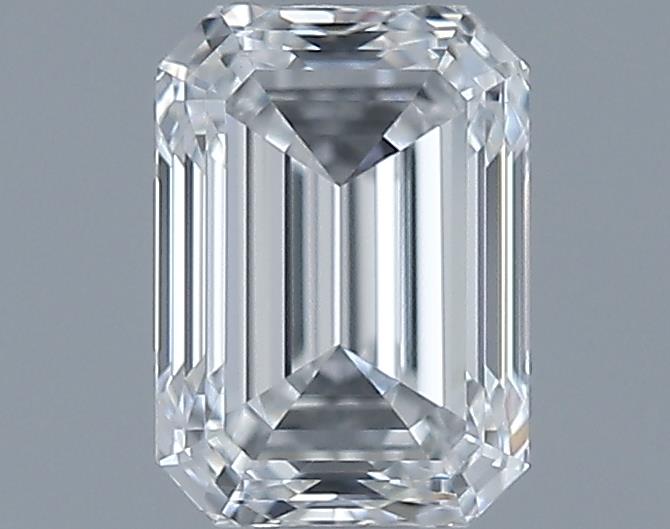 0.7ct Emerald D VVS2 Natural Diamond