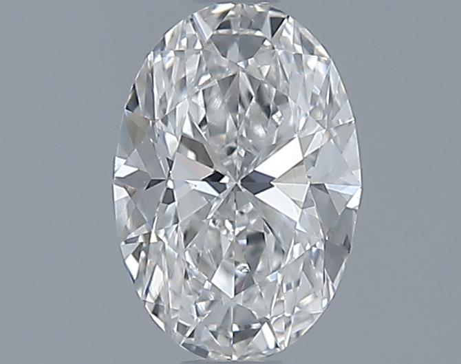 0.71ct Oval F SI1 Natural Diamond