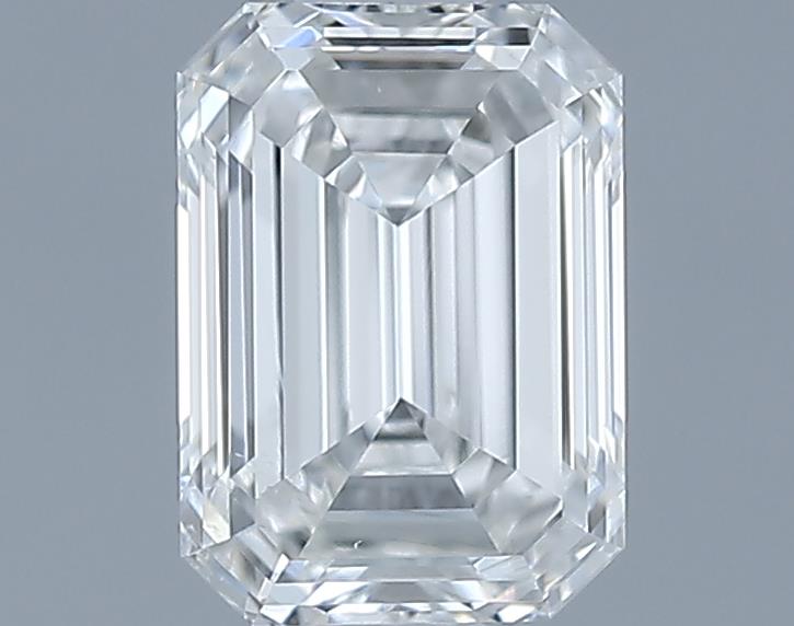 0.7ct Emerald F SI1 Natural Diamond