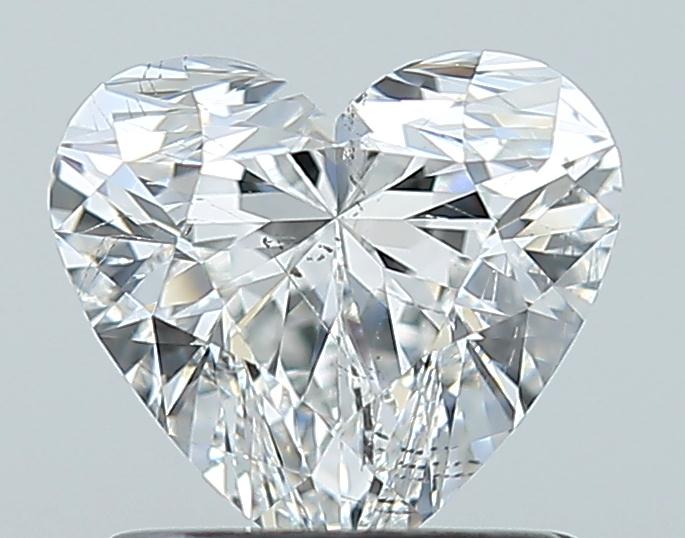 1.01ct Heart F SI2 Natural Diamond