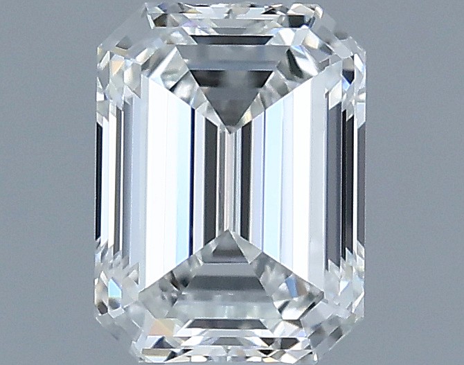 0.53ct Emerald F VVS1 Natural Diamond