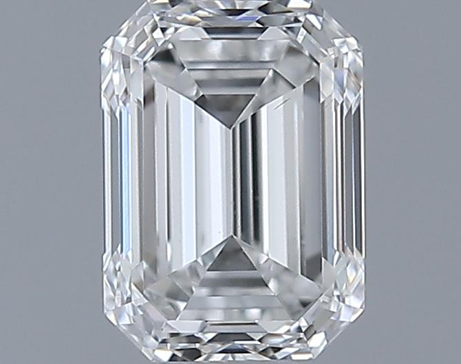 0.71ct Emerald F VS2 Natural Diamond