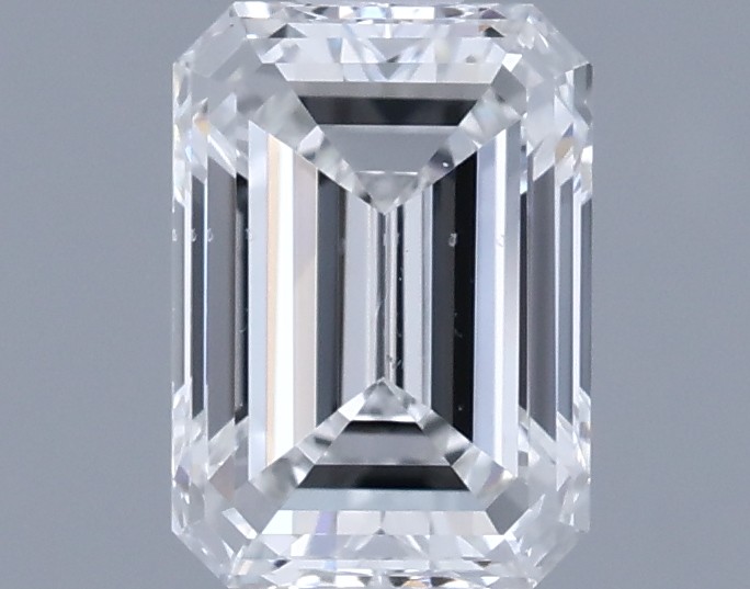 0.7ct Emerald F SI1 Natural Diamond