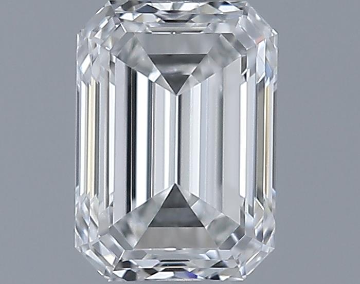 0.51ct Emerald F IF Natural Diamond