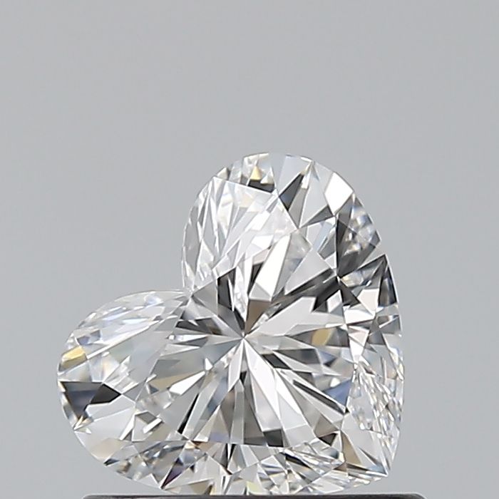 0.7ct Heart F VVS2 Natural Diamond