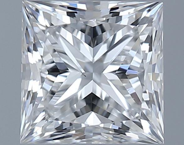 0.7ct Princess F VS2 Natural Diamond