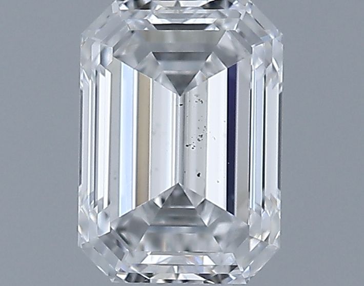 0.7ct Emerald D SI1 Natural Diamond