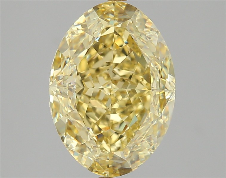 4.01ct Fancy Brownish Yellow Oval Natural Diamond