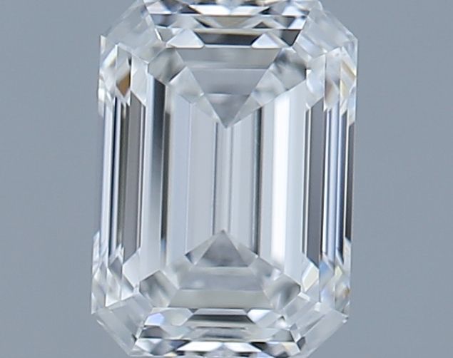0.63ct Emerald F VVS2 Natural Diamond