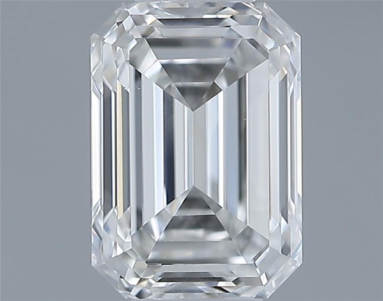 1.01ct Emerald F VS1 Natural Diamond