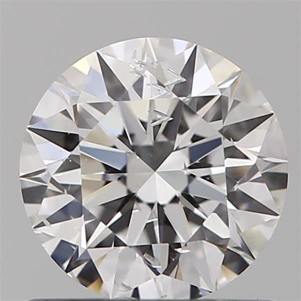 0.7ct Round D SI2 Natural Diamond