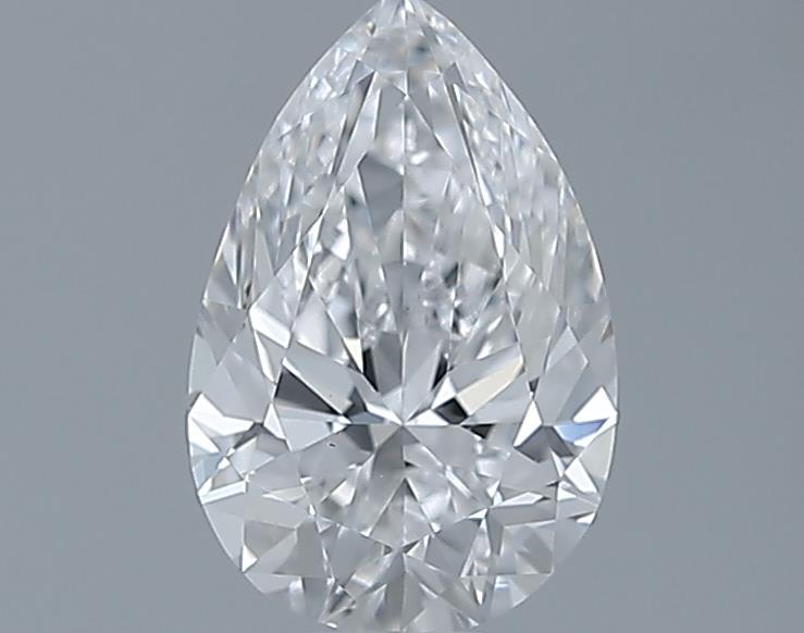 0.7ct Pear D VS2 Natural Diamond