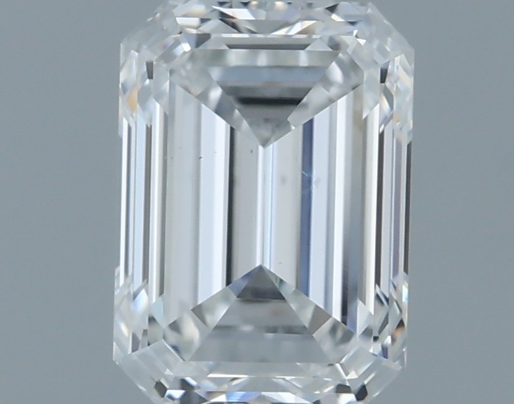 0.64ct Emerald F VS2 Natural Diamond