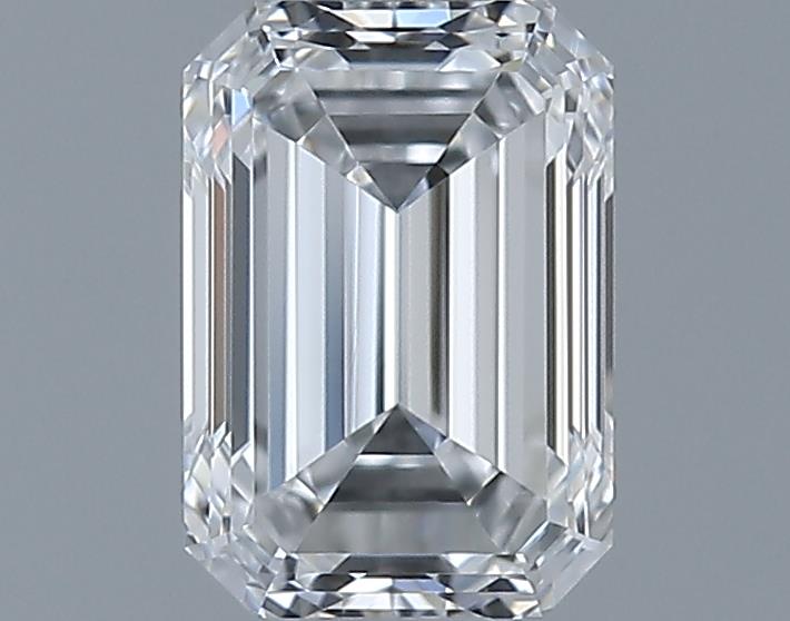 0.72ct Emerald D VVS1 Natural Diamond