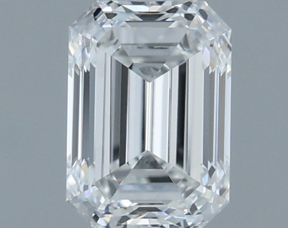 0.72ct Emerald F VS2 Natural Diamond