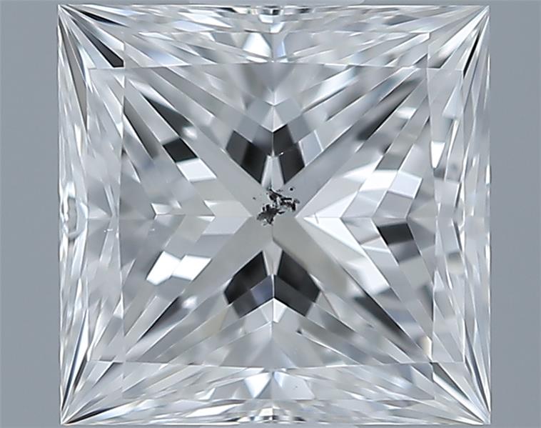 0.81ct Princess F SI1 Natural Diamond