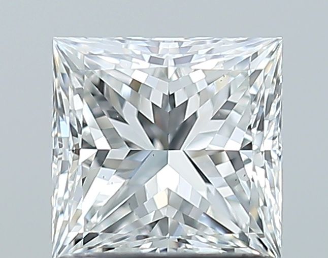 0.9ct Princess F VS2 Natural Diamond