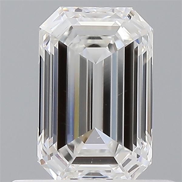 0.7ct Emerald E VS2 Natural Diamond