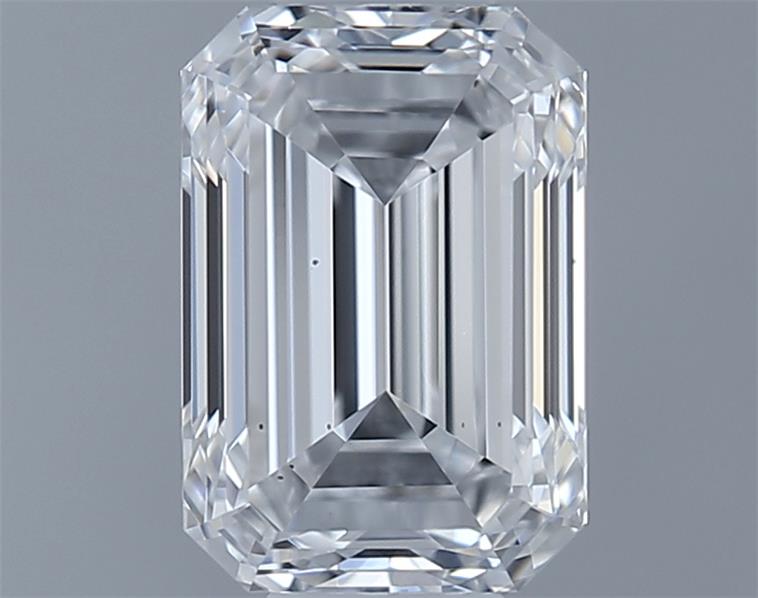 0.74ct Emerald D VS2 Natural Diamond