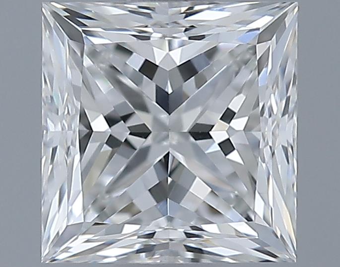0.9ct Princess F VS2 Natural Diamond