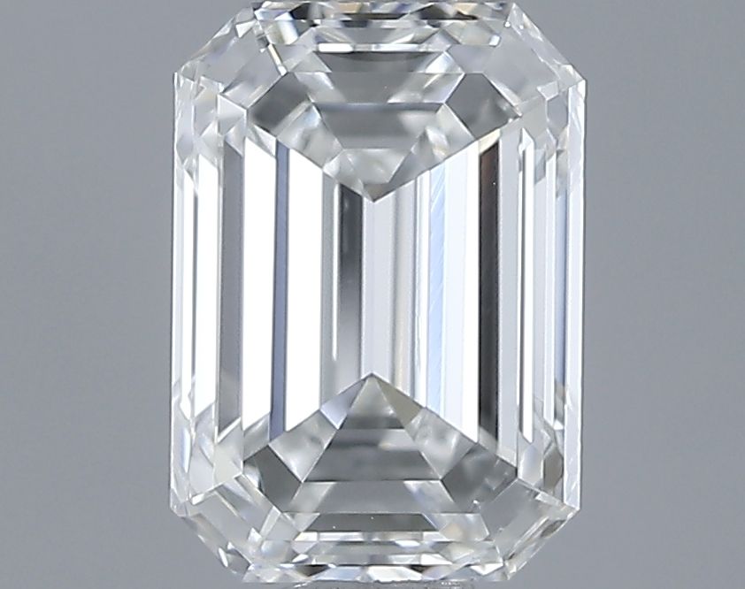 1.51ct Emerald F SI1 Natural Diamond