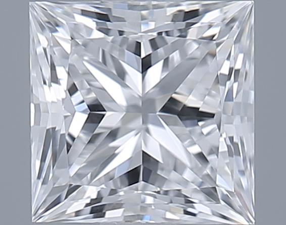 0.7ct Princess D VVS1 Natural Diamond