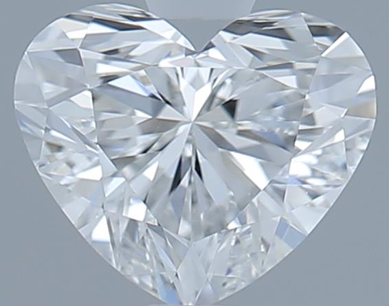 0.71ct Heart F VS1 Natural Diamond