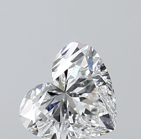 0.8ct Heart F SI1 Natural Diamond