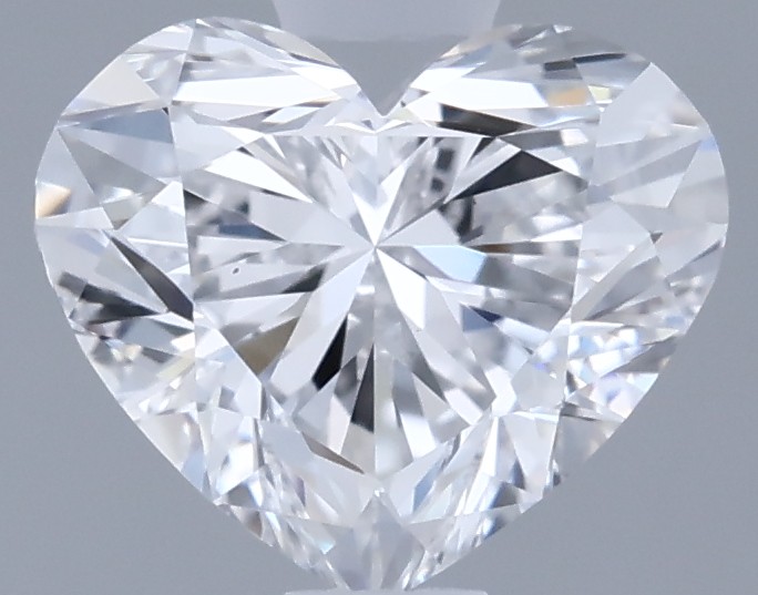 0.81ct Heart D VS2 Natural Diamond
