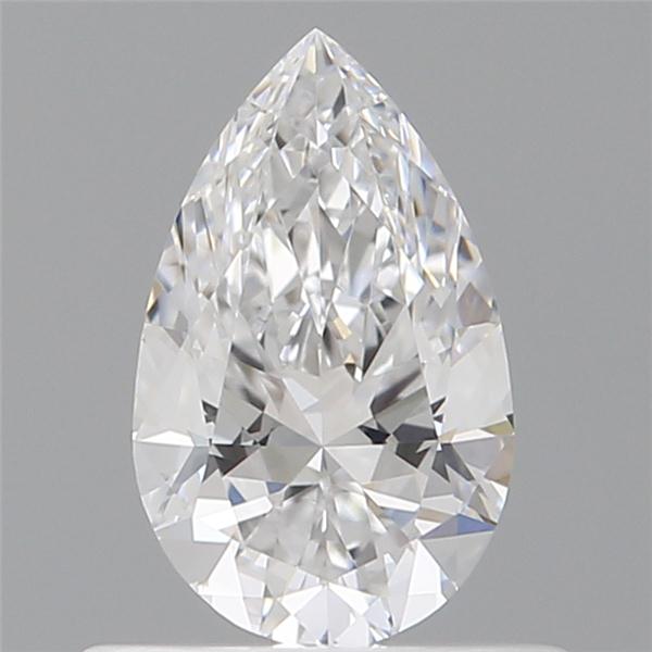 0.53ct Pear D IF Natural Diamond