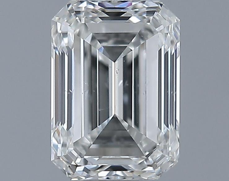 0.7ct Emerald H SI1 Natural Diamond
