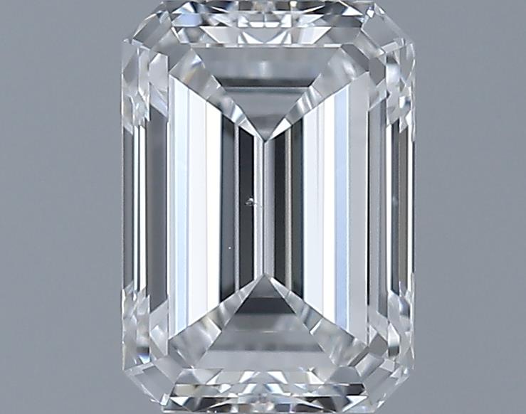 0.7ct Emerald E VS2 Natural Diamond
