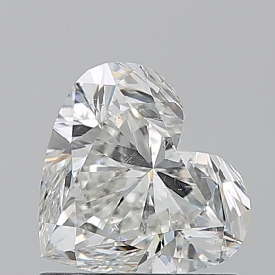 1.01ct Heart H SI2 Natural Diamond