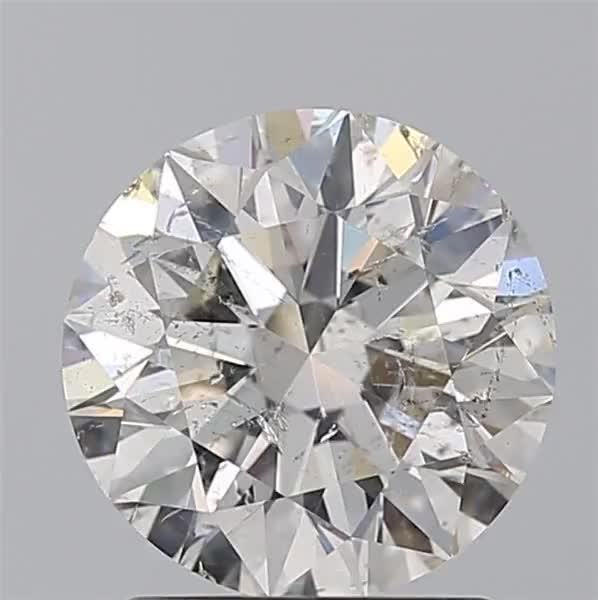 2.03ct Round H SI2 Natural Diamond