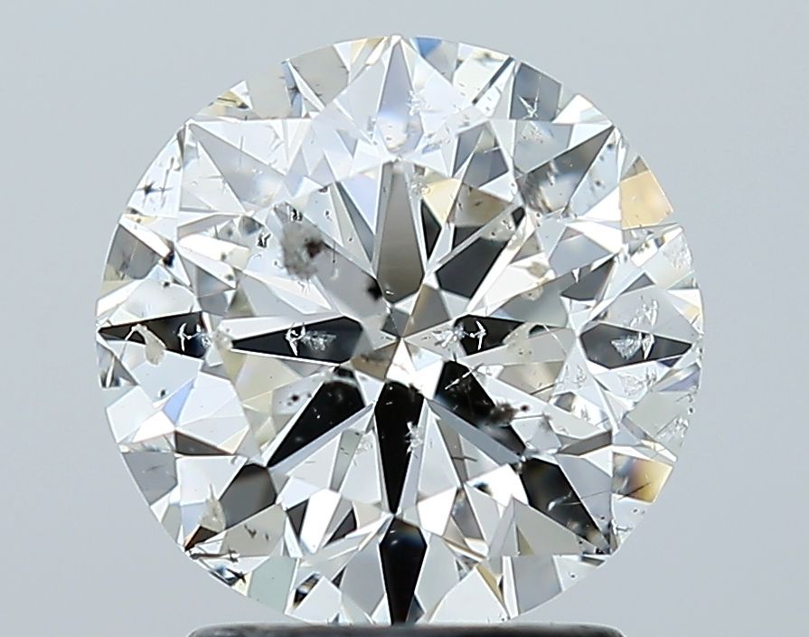2ct Round H SI2 Natural Diamond