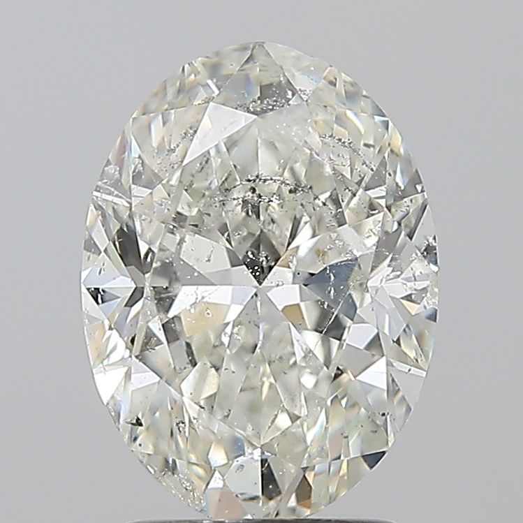 2.01ct Oval H SI2 Natural Diamond
