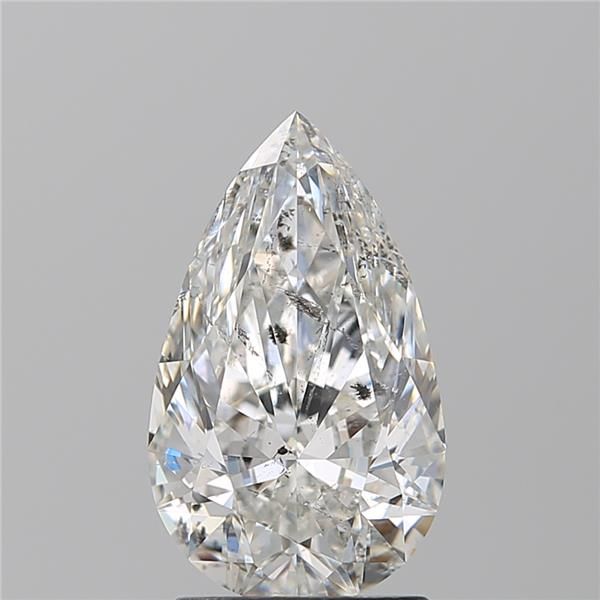 2.04ct Pear F SI2 Natural Diamond