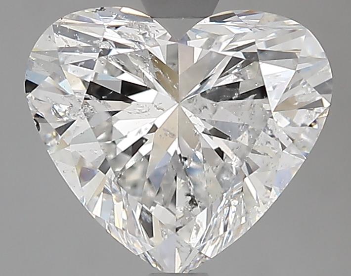 2.04ct Heart F SI2 Natural Diamond
