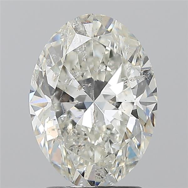 2.01ct Oval H SI2 Natural Diamond