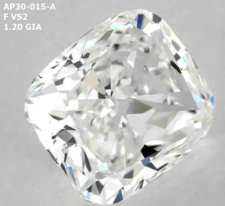 1.2ct Cushion F VS2 Natural Diamond