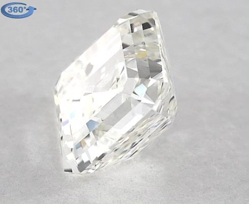 0.91ct Asscher J VS1 Natural Diamond