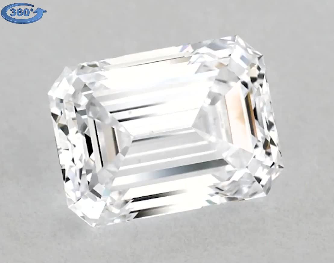 1.71ct Emerald E VS2 Natural Diamond