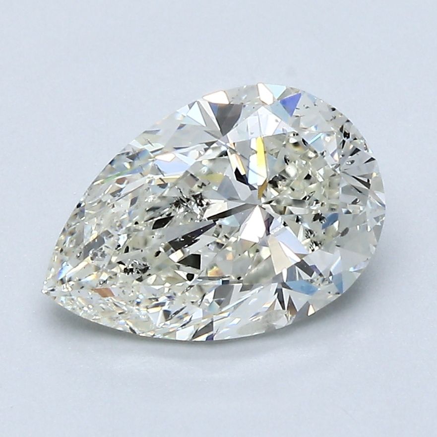 2ct Pear J SI2 Natural Diamond
