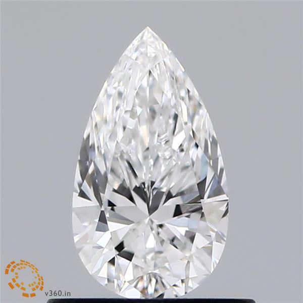 0.63ct Pear E VVS2 Natural Diamond