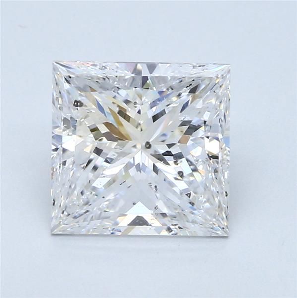 3.22ct Princess D SI2 Natural Diamond