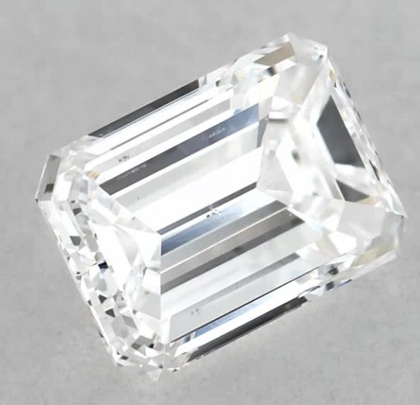 0.5ct Emerald D SI1 Natural Diamond